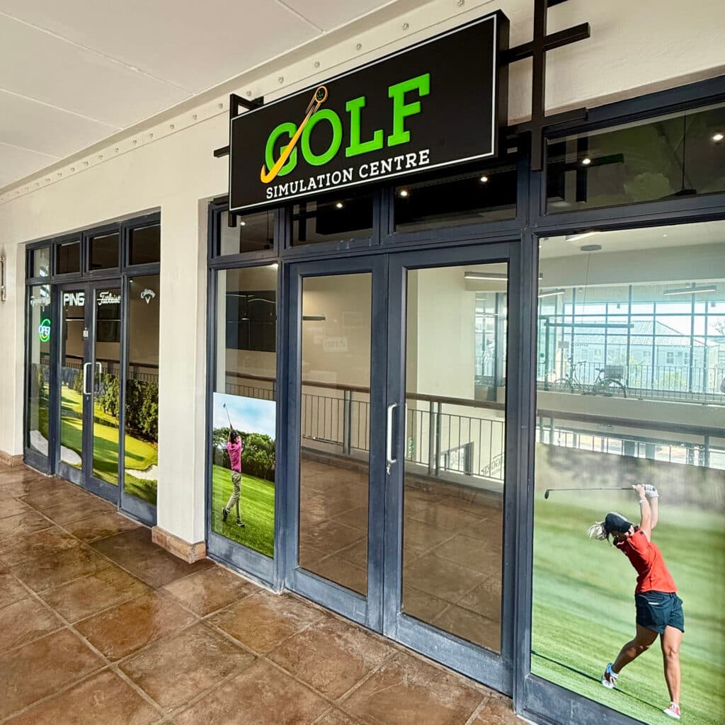 Inside the Golf Simulation Centre studio in Westlake