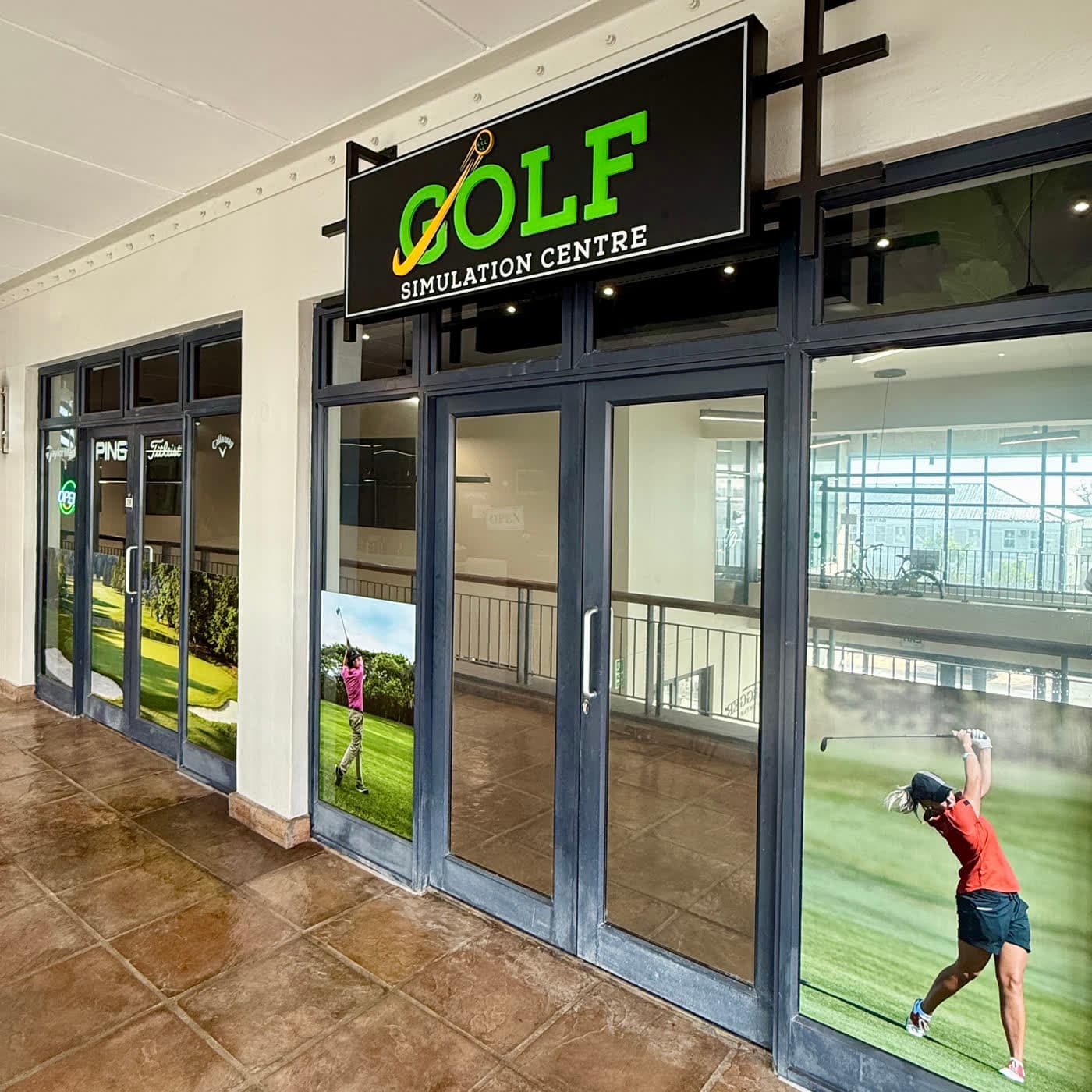 The Golf Simulation Centre shopfront at Westlake Shopping Centre